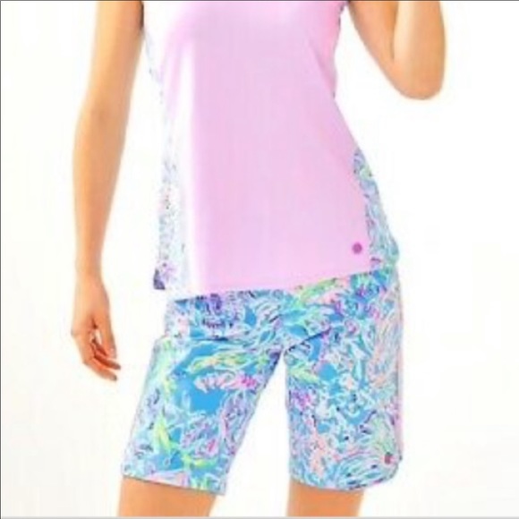 Lilly Pulitzer Bettina UPF 50+ Golf Shorts🏌🏼‍♀️ - Picture 1 of 7